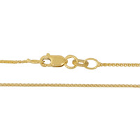 Catena spiga in Oro Giallo 14K - 45 cm - 1,4 g