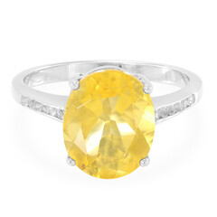Anello in argento con Fluorite di Cumbria