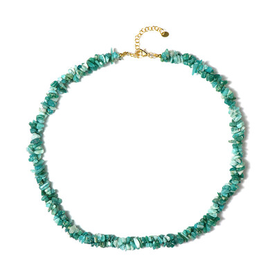 Collana in argento con Amazzonite (Riya)