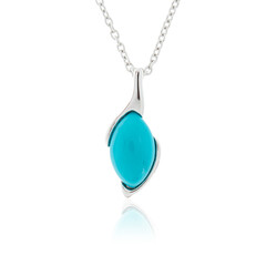 Collana in argento con Turchese Sleeping Beauty