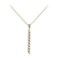 Collana in argento con Diamante I3 (I)