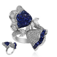 Anello in oro con Zaffiro Blu (Estée Collection)