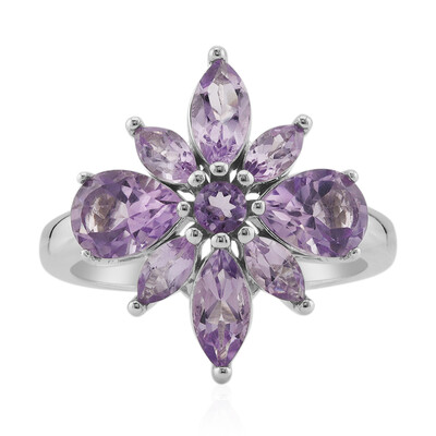 Anello in argento con Ametista