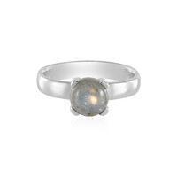 Anello in argento con Labradorite Ramata Maniry (KM by Juwelo)