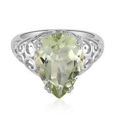 Anello in argento con Ametista Verde