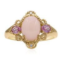 Anello in oro con Opale Rosa (CIRARI)
