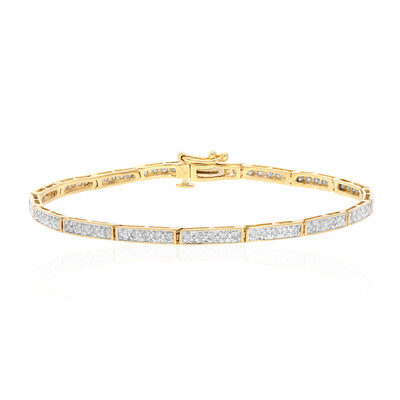 Bracciale in oro con Diamante I2 (I)