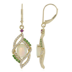 Orecchini in oro con Opale di Welo (Adela Gold)