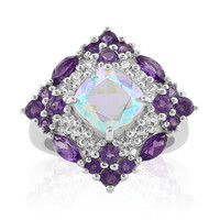 Anello in argento con Quarzo Moonlight