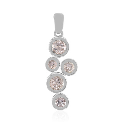 Ciondolo in argento con Morganite