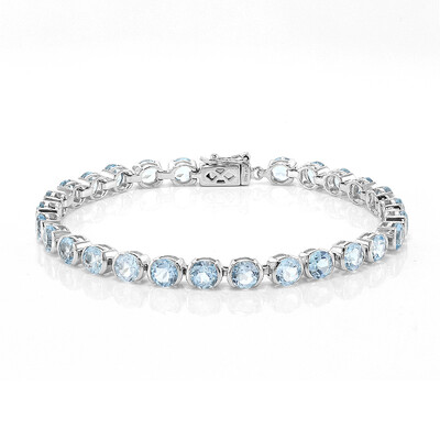 Bracciale in argento con Topazio Blu Cielo