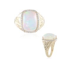 Anello in oro con Opale di Welo AAA (de Melo)