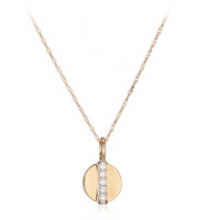 Collana in oro con Diamante I3 (I)