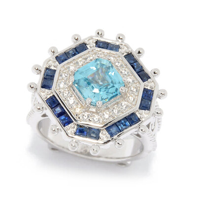 Anello in argento con Zircone Ratanakiri (Dallas Prince Designs)