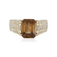Anello in oro con Zircone Canarino (de Melo)