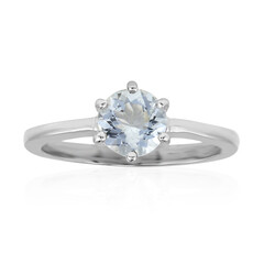 Anello in argento con Acquamarina