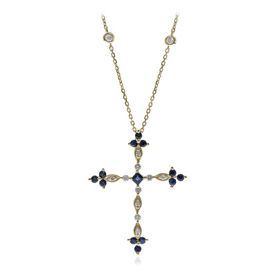 Collana in oro con Zaffiro Ceylon (CIRARI)