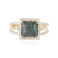 Anello in oro con Opale Matrice Andamooka (AMAYANI)