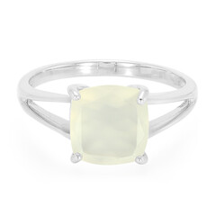 Anello in argento con Pietra di Luna Bianca