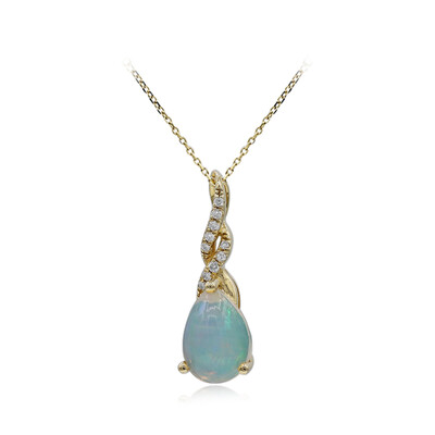 Collana in oro con Opale di Welo AAA (CIRARI)