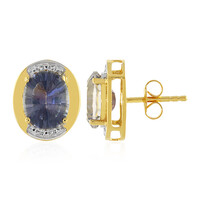 Orecchini in argento con Quarzo Mistico Blu