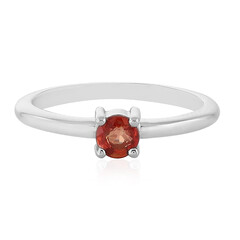 Anello in argento con Zaffiro Tramonto