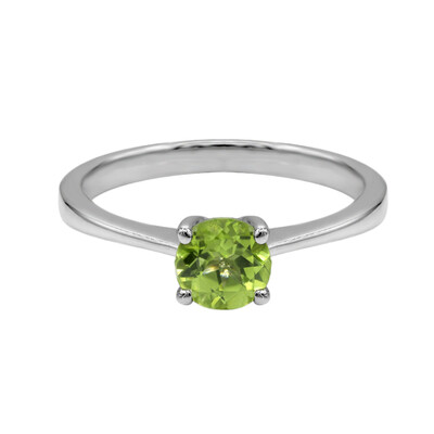 Anello in argento con Peridoto