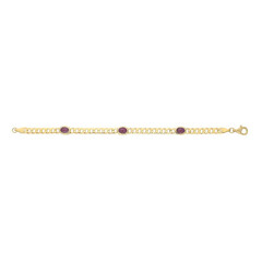 Bracciale in argento con Rubino della Birmania