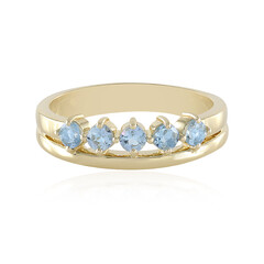 Anello in oro con Acquamarina Santa Maria (Adela Gold)