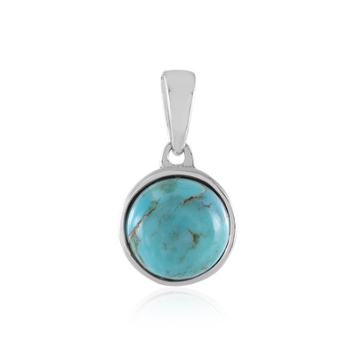 Ciondolo in argento con Turchese Kingman Mohave Blu