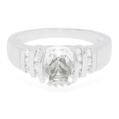 Anello da uomo in argento con Berillo Himalayano