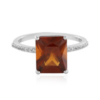 Anello in oro con Granato Essonite