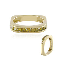 Anello in oro con Diamante Giallo I2 (de Melo)