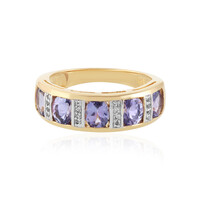 Anello in argento con Tanzanite
