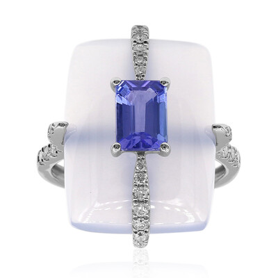Anello in oro con Tanzanite AAA (CIRARI)