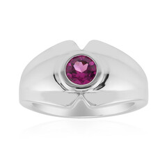 Anello in argento con Granato Roshoite (Pallanova)
