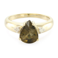 Anello in oro con Tormalina Cuprian