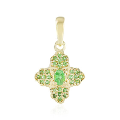 Ciondolo in argento con Tsavorite