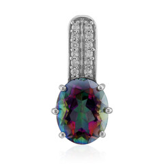 Ciondolo in argento con Quarzo Mistico