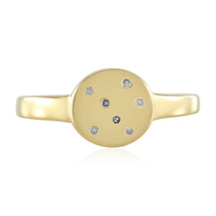 Anello in argento con Diamante I2 (I)