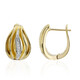 Orecchini in argento con Diamante SI1 (G) (Annette)