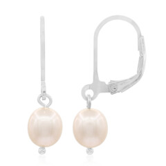 Orecchini in argento con Perla di Acqua Dolce (TPC)