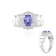 Anello in argento con Tanzanite (de Melo)