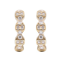Orecchini in oro con Diamante I1 (H) (CIRARI)