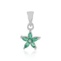 Ciondolo in argento con Smeraldo Colombiano