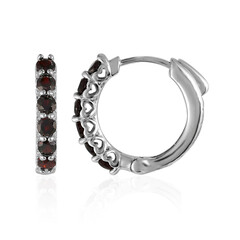 Orecchini in argento con Granato