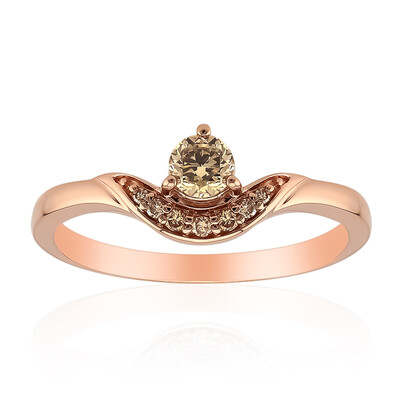 Anello in oro con Diamante Rose de France VS1 di Argyle (Annette)