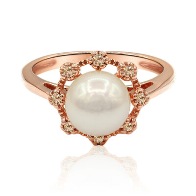 Anello in oro con Perla Akoya (TPC)