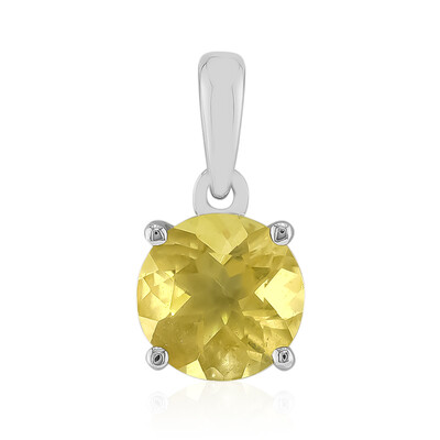 Ciondolo in argento con Fluorite Gialla