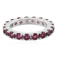 Anello in argento con Rodolite